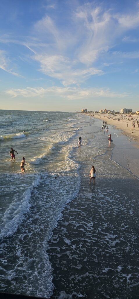 Vista de la Playa de Clearwater desde el Muelle